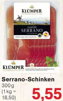 Wiglo Wunderland KLÜMPER Serrano-Schinken Angebot