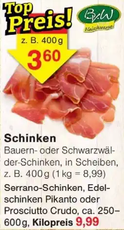 Wiglo Wunderland Schinken Angebot