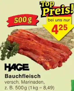 Wiglo Wunderland HAGE Bauchfleisch Angebot