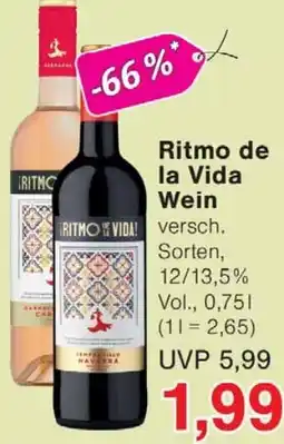 Wiglo Wunderland Ritmo de la Vida Wein Angebot