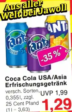 Wiglo Wunderland Coca Cola USA/Asia Erfrischungsgetränk Angebot
