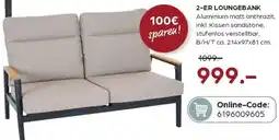 Möbel Buss 2-er Loungebank Angebot