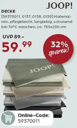 Möbel Buss JOOP! Decke Angebot