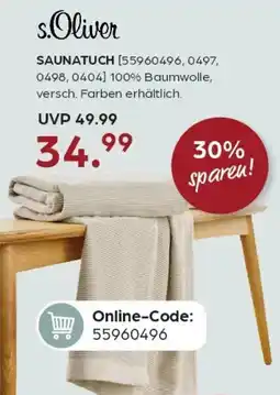 Möbel Buss s.Oliver Saunatuch Angebot