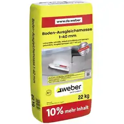 toom Baumarkt Saint-Gobain Weber Boden-Ausgleichsmasse Angebot