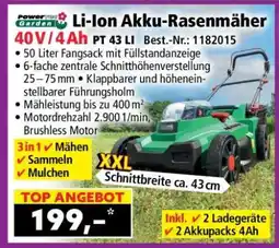 Norma Li-Ion Akku-Rasenmäher 40V/4Ah PT 43 LI Angebot