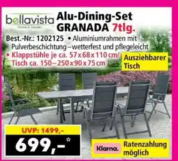 Norma Alu-Dining-Set GRANADA 7tlg Angebot