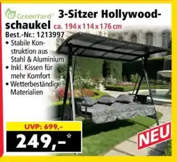 Norma 3-Sitzer Hollywoodschaukel Angebot