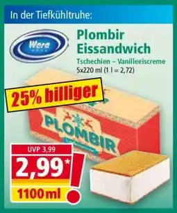 Norma Plombir Eissandwich Angebot