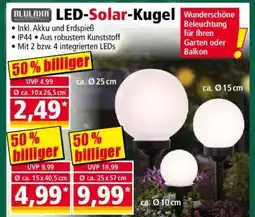 Norma LED-Solar-Kugel Angebot