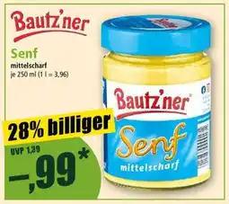 Norma BAUTZ'NER Senf Mittelscharf Angebot