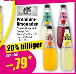 Norma San Benedetto Premiumlimonaden Angebot