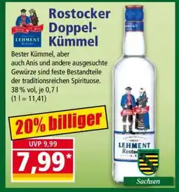 Norma Rostocker Doppel-Kümmel Angebot