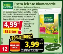 Norma Extra leichte Blumenerde Angebot