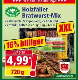Norma Holzfäller Bratwurst-Mix Angebot