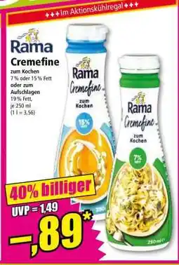 Norma Rama Cremefine Angebot