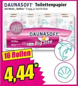 Norma DAUNASOFT Toilettenpapier Angebot