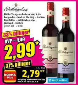 Norma Rotkäppchen Angebot