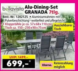Norma Alu-Dining-Set GRANADA 7tlg Angebot