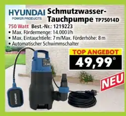 Norma Schmutzwasser-Tauchpumpe TP75014D Angebot