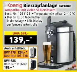 Norma Bierzapfanlage BW1880 Angebot