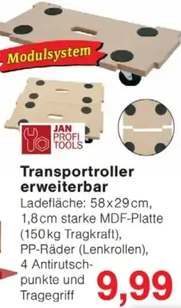 Wiglo Wunderland Transportroller erweiterbar Angebot