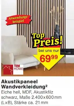 Wiglo Wunderland TIM HOME Akustikpaneel Wandverkleidung Angebot