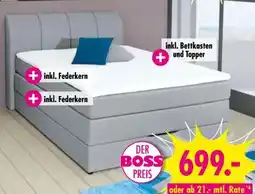 Möbel Boss Boxspringbett Chicago Angebot