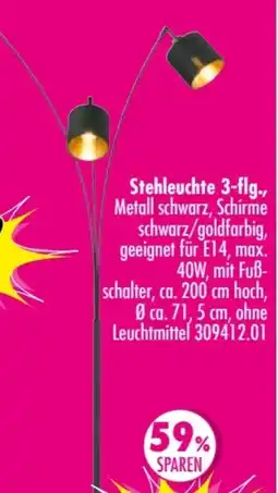 Möbel Boss Stehleuchte 3-flg Angebot