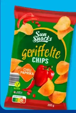Aldi Süd Sun Snacks Riffel-Chips Angebot