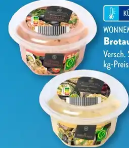 Aldi Süd Wonnemeyer Brotaufstrich vegetarisch Angebot
