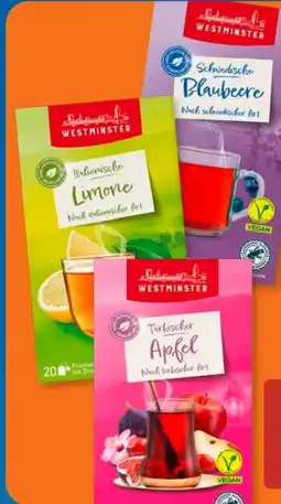 Aldi Süd Westminster Tea Ländertee vegan Angebot