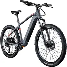 Netto Marken-Discount Zündapp Z808 E-Mountainbike 27,5 Zoll grau/rot 50 cm Angebot
