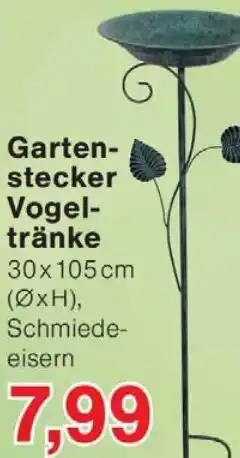 Wiglo Wunderland Gartenstecker Vogeltränke Angebot