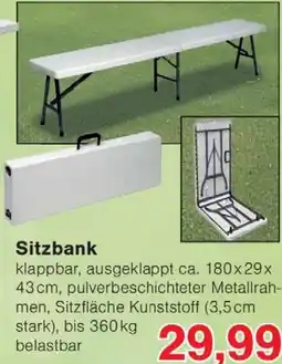 Wiglo Wunderland Sitzbank Angebot