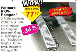 Jawoll Faltbare PKW Rampen Angebot