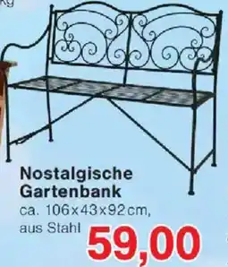 Jawoll Nostalgische Gartenbank Angebot