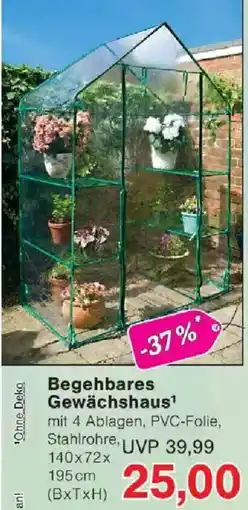 Jawoll Begehbares Gewächshaus Angebot