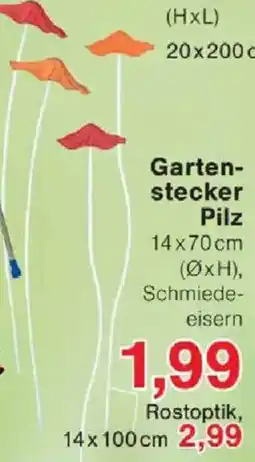Jawoll Gartenstecker Pilz Angebot