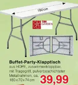 Jawoll TIM GARDEN Buffet-Party-Klapptisch Angebot