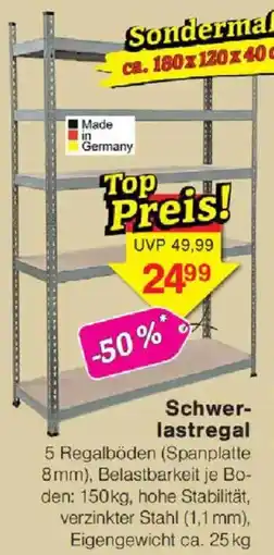 Jawoll Schwerlastregal Angebot