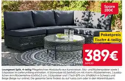 Rusta Loungeset split, 4-teilig Angebot