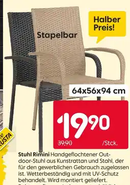 Rusta Stuhl rimini Angebot