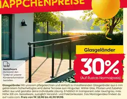 Rusta Glasgeländer Angebot