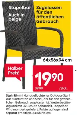 Rusta Stuhl rimini Angebot