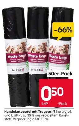 Rusta Pet club hundekotbeutel mit tragegriff Angebot