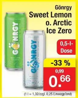 Zimmermann Gönrgy sweet lemon oder arctic ice zero Angebot