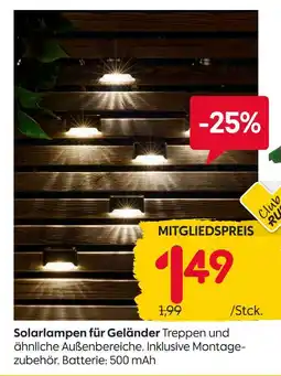 Rusta Solarlampen für geländer Angebot