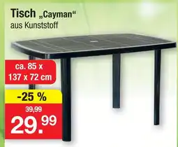 Zimmermann Tisch cayman Angebot