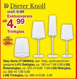 Möbelzentrum Pforzheim Dieter knoll sektglas Angebot